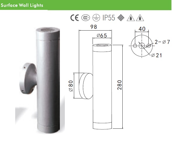 Đèn LED gắn tường NWH013-B1